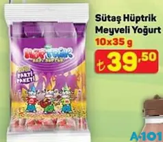 SÜTAŞ HÜPTRİK MEYVELİ YOĞURT 10X35 G SÜTAŞ HÜPTRİK MEYVELİ YOĞURT 10X35 G